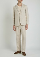 Wax London Fintry Linen Blazer Beige