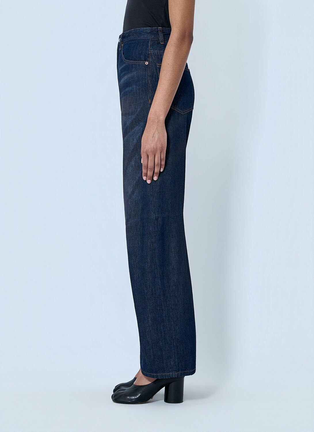 MM6 Maison Margiela Wide-Leg Denim Trousers