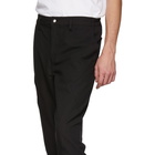 nonnative Black Easy Rib Cyclist Trousers