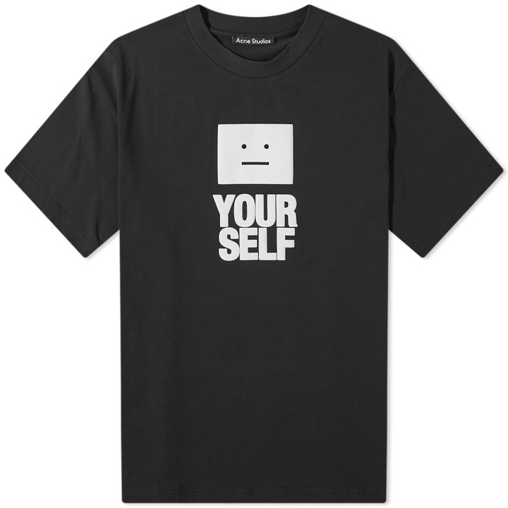 Photo: Acne Studios Exford Slogan Face Tee