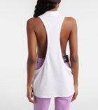 Versace Cotton-blend jersey tank top