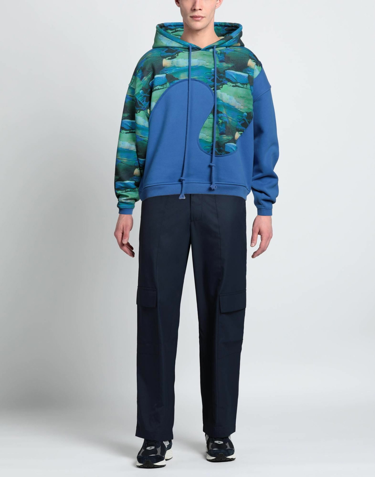 Erl Mens Sweatshirt in Blue