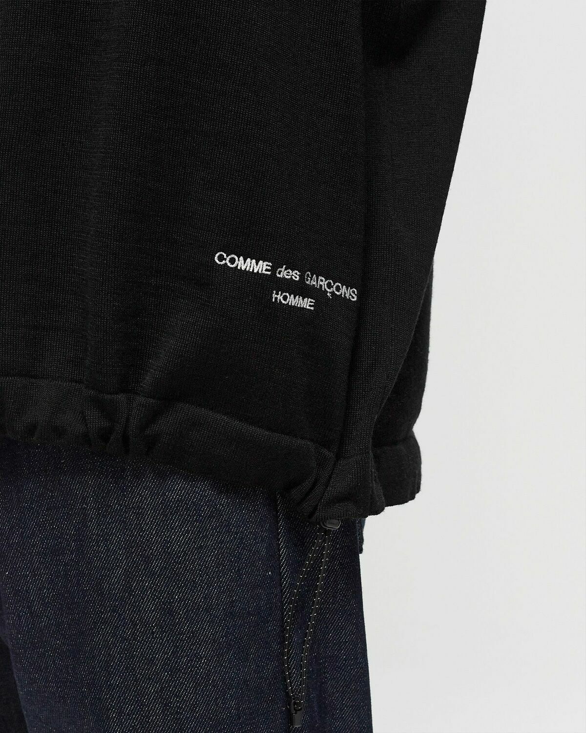 Comme Des Garçons Homme Sweater Black Sweatshirts