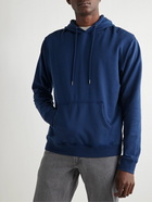 Peter Millar - Lava Wash Stretch Cotton and Modal-Blend Jersey Hoodie - Blue