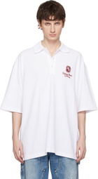 AMIRI White 'MA Chateau' Polo