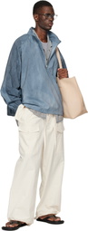 colbo Blue Half Zip Raglan Jacket