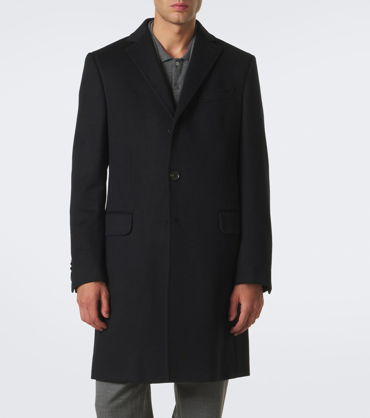 Zegna Wool and cashmere-blend coat