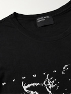 Enfants Riches Déprimés - Neglect Printed Cotton-Jersey T-Shirt - Black