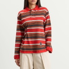 Damson Madder Women's Noah Cinch Rugby Top in Red