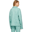 NAPA by Martine Rose Green B-Holywell Half-Zip Pullover