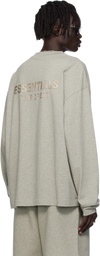 Fear of God ESSENTIALS Gray Classic Fit Long Sleeve T-shirt