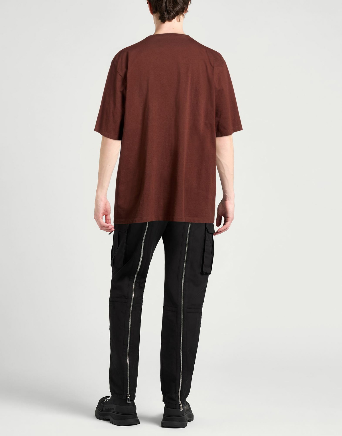 Mcqueen Mens T-shirt Burgundy