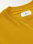 MR P. - Contrast-Tipped Loopback Cotton-Jersey Sweatshirt - Yellow - XL