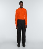 Moncler Grenoble - Cable-knit wool-blend sweater