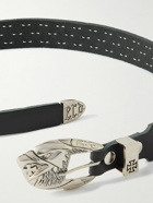 Enfants Riches Déprimés - Dome 4cm Studded Leather Belt - Black