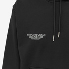 Purple Mountain Observatory Men's Core Logo Hoodie in Black