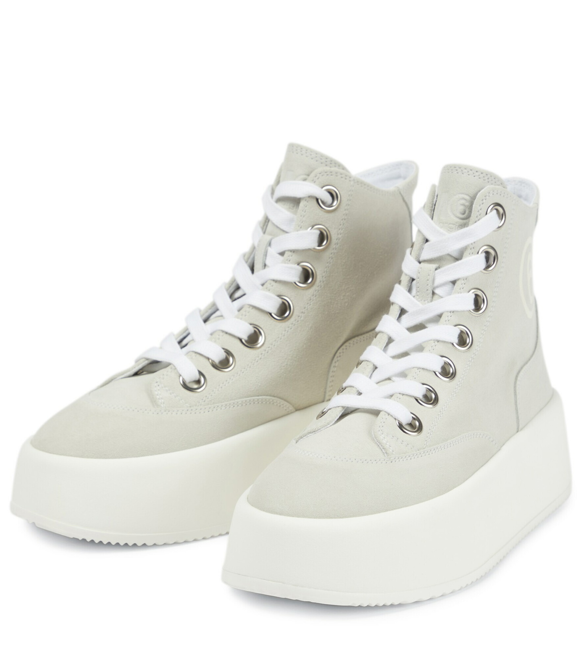 MM6 Maison Margiela - Suede flatform sneakers MM6 Maison Margiela