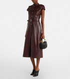 McQueen Wishbone Mini leather top-handle bag