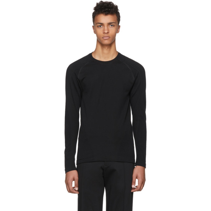 Photo: Y-3 Black James Harden Long Sleeve Compression T-Shirt