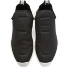 Rick Owens Drkshdw Black New Runner Slip-On Sneakers