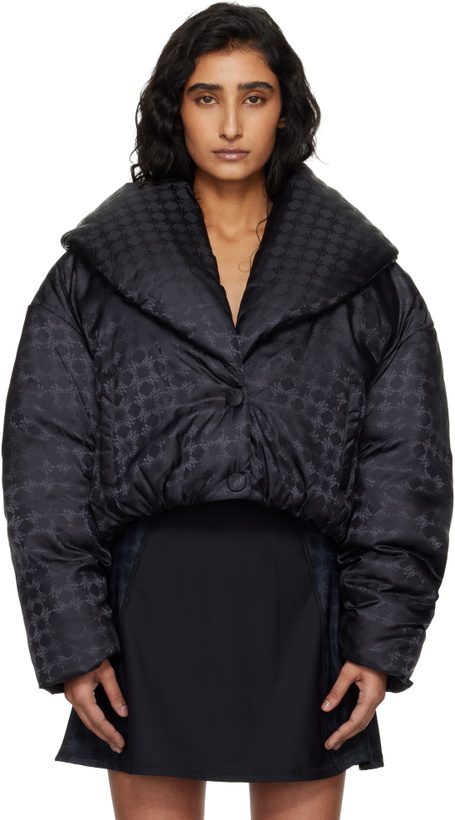 Photo: AMIRI Black MA Quad Shawl Down Jacket