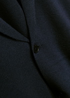John Smedley Autry Merino Wool Cardigan Navy