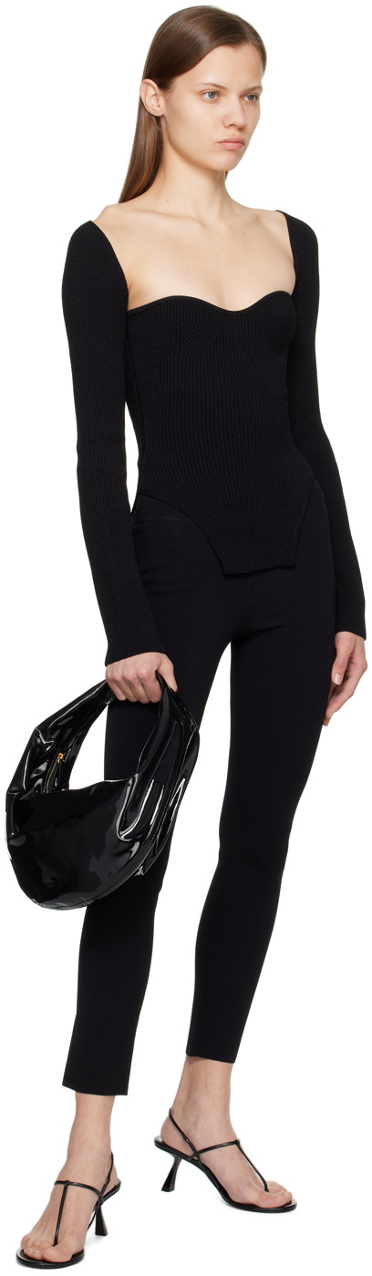KHAITE Black 'The Harmony' Leggings