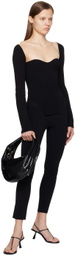 KHAITE Black 'The Harmony' Leggings