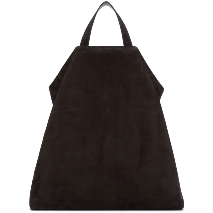 Tsatsas Black Suede Fluke Tote