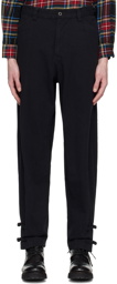 Undercover Black Adjustable Trousers