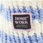 Homework Men's Knitted Slipper in Goblin Blue