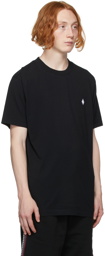 Marcelo Burlon County of Milan Black Embroidered Cross T-Shirt