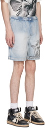 Ksubi Blue Lovesik Shorts