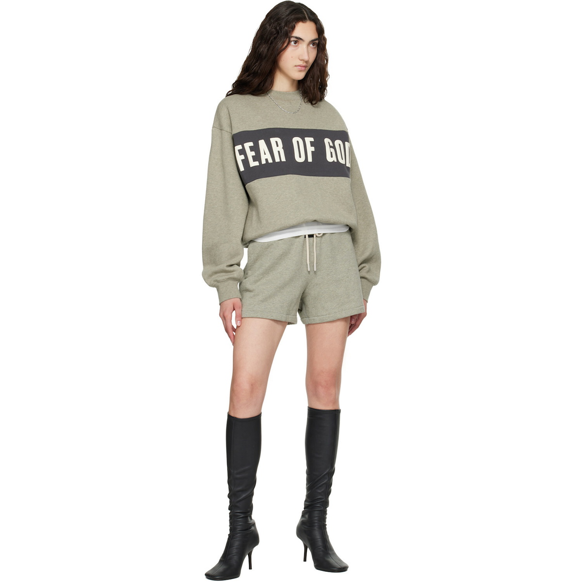 Fear of God ESSENTIALS Gray Classic Sweatshirt