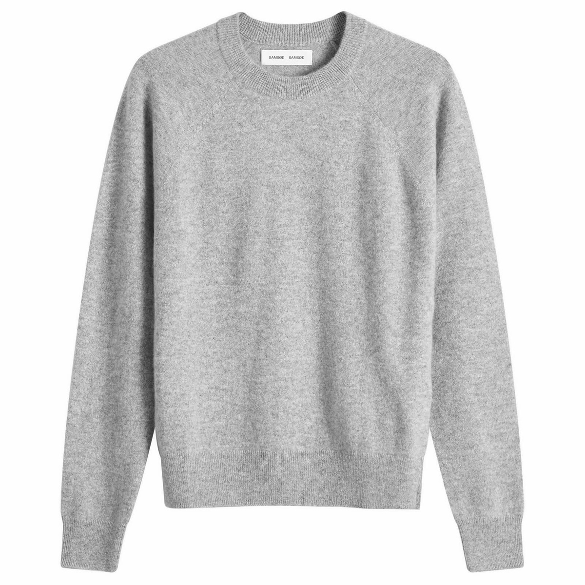 Samsøe Samsøe Women's Boston O-Neck in Grey Melange