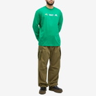 Moncler Men's Logo Long Sleeve T-Shirt in Green