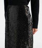 Emilia Wickstead Sequined pencil skirt