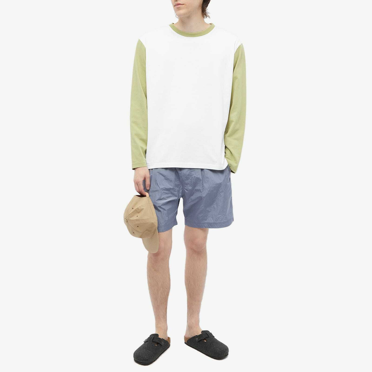 NN07 Men's Warren Swim Shorts in Stone Blue