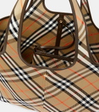 Burberry Burberry Check Medium canvas tote bag