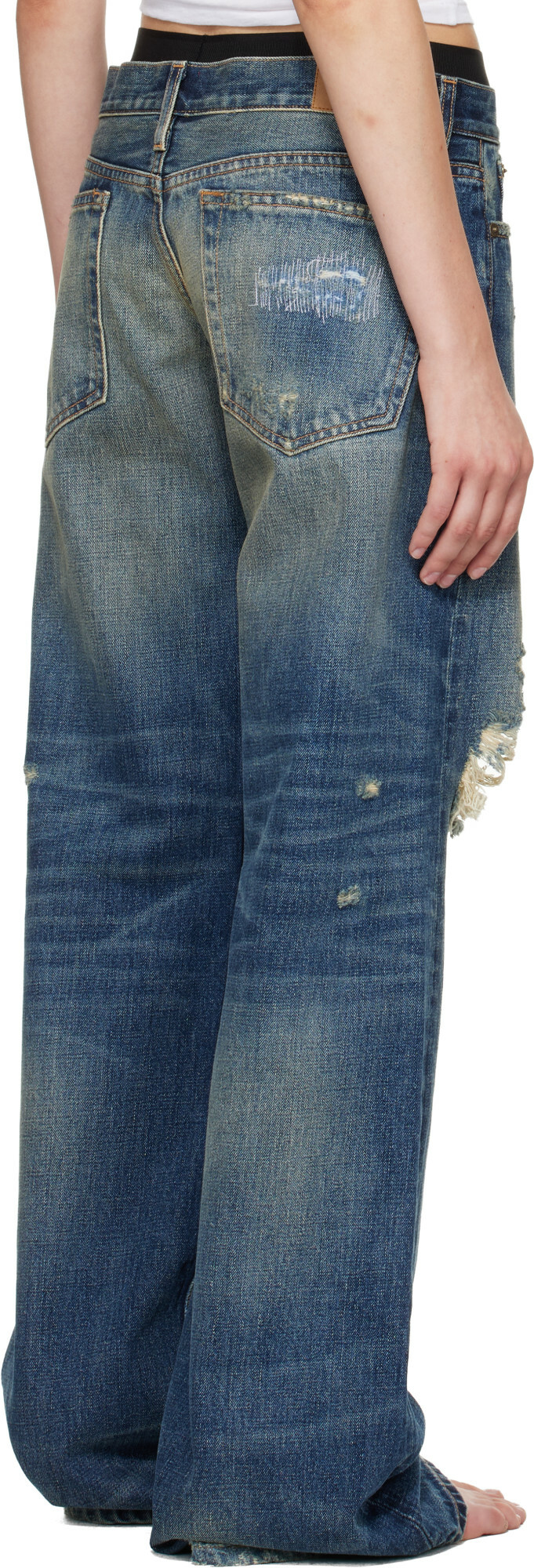 Raimundo Langlois Indigo Bootcut Jeans