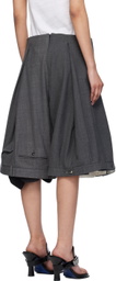 HODAKOVA Gray Suit Trouser Shorts