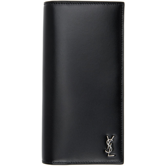 Photo: Saint Laurent Black Matte Tiny Monogram East/West Continental Wallet