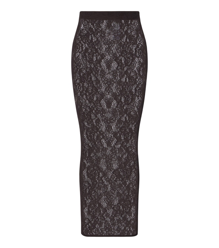 Photo: Wolford Infinite sheer lace midi skirt