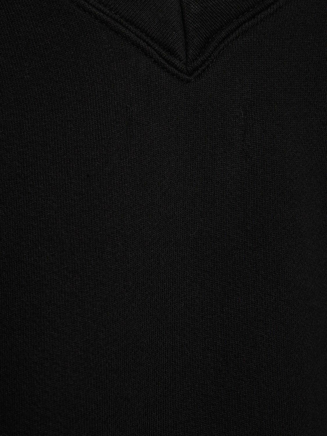 LES TIEN - Double V Roll Neck Sweatshirt