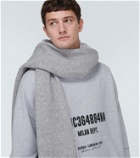 Dolce&Gabbana Technical wool-blend scarf