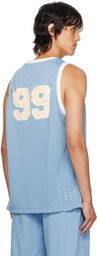 Ksubi Blue Clubhouse Pick Up Tank Top