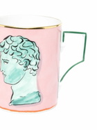 GINORI 1735 X Luke Edward Hall Pink Il Viaggio Di Nettuno Porcelain Mug