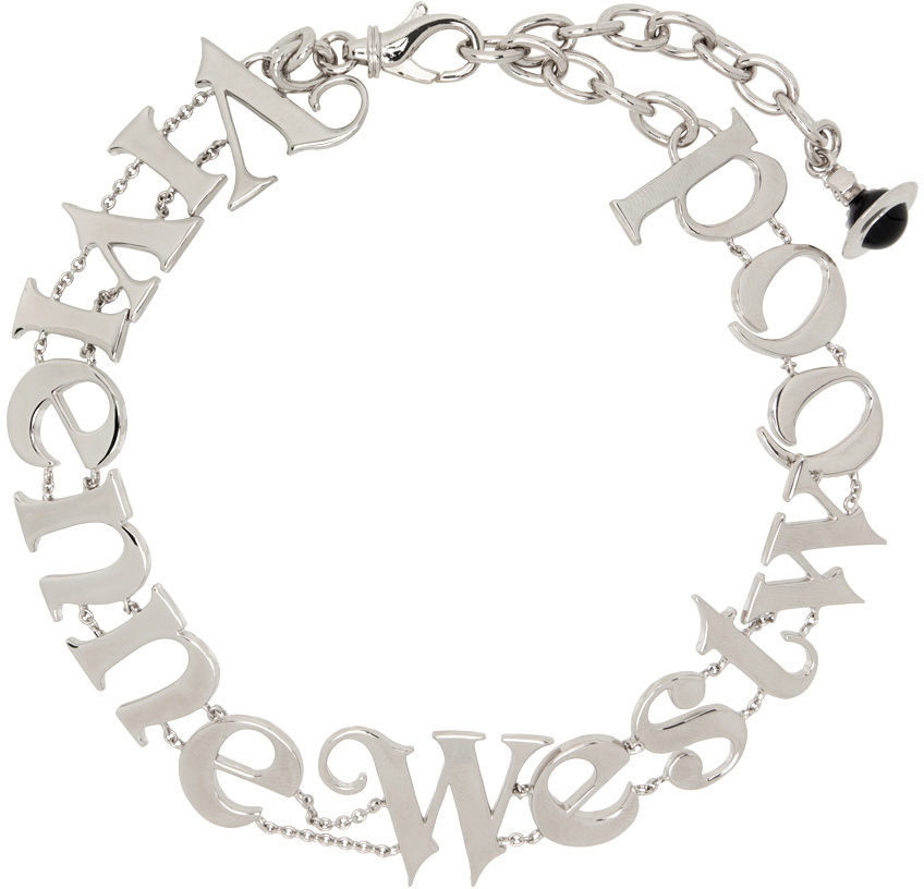 Vivienne Westwood Silver Raimunda Choker Vivienne Westwood