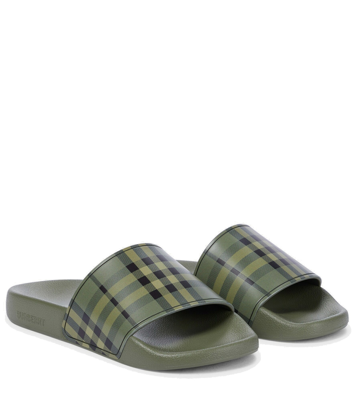 【送料&関税込】Burberry Vintage Check Pattern Pool Slides Burberry - Vintage Check slides Burberry