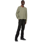 John Elliott Khaki Thermal Long Sleeve T-Shirt